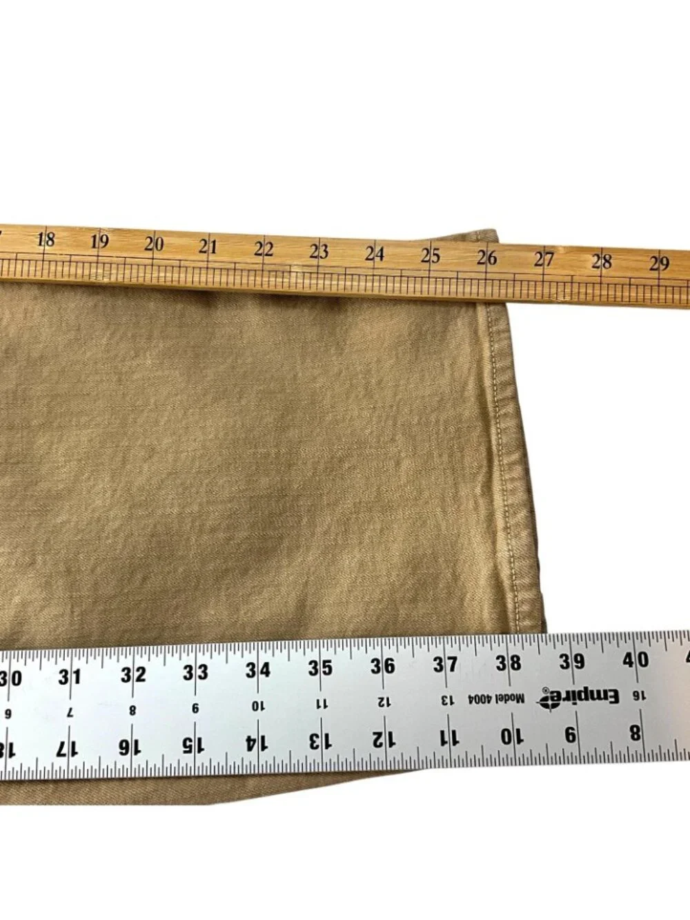 Mother Superior Half Pipe Flood Jeans Womens 30 Beige High Rise Barrel Wide Leg